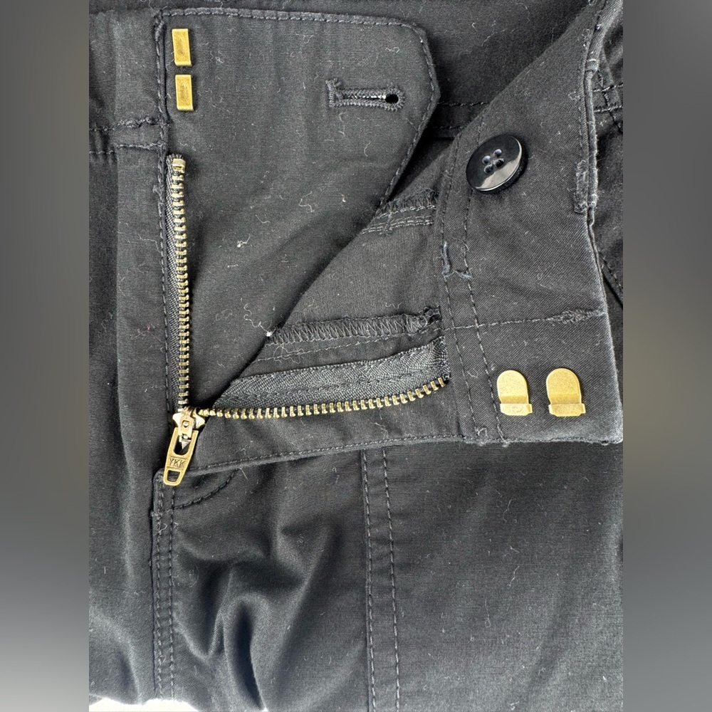 NWT White House Black Market Black Casual Cargo Crop - Picture 5 of 7